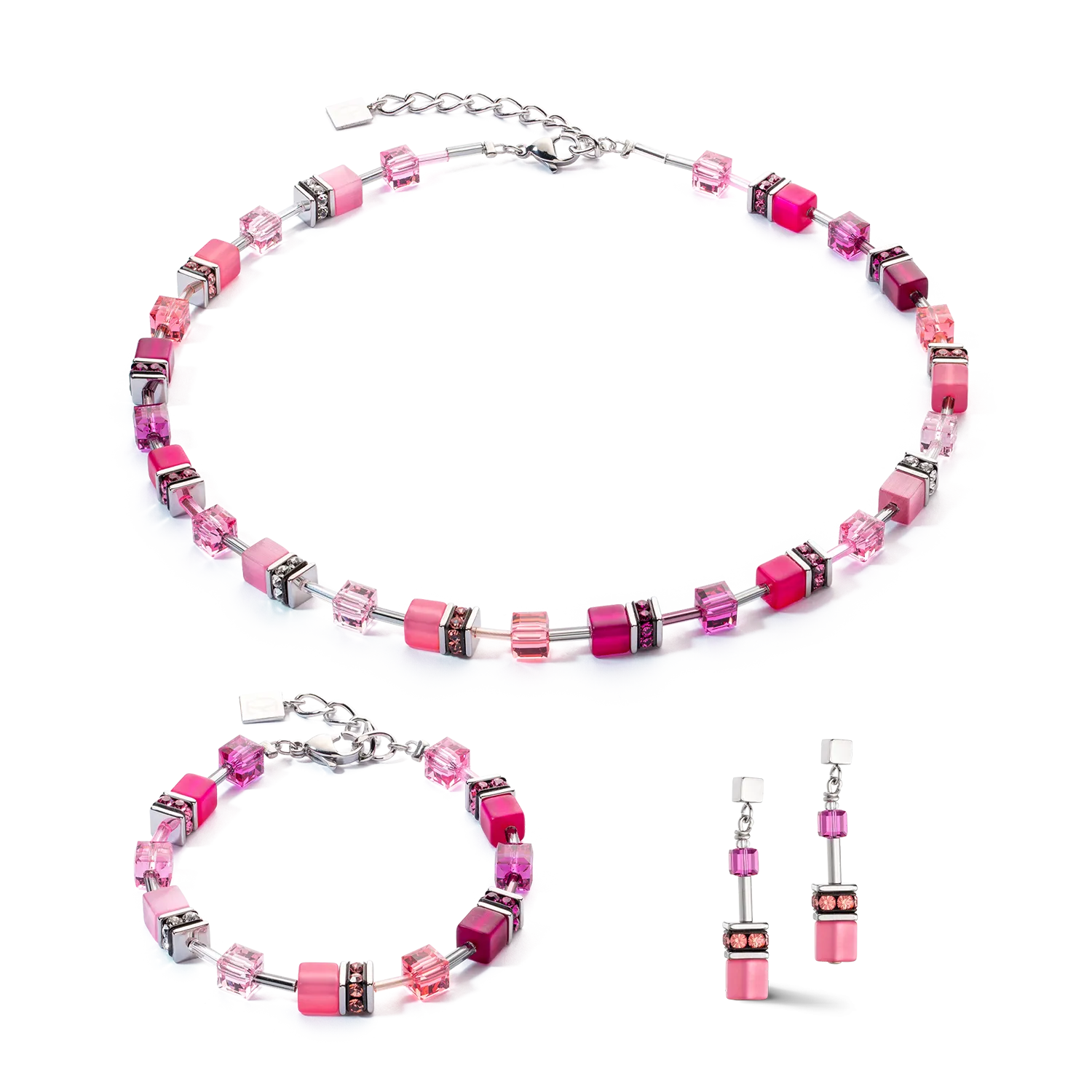 GeoCUBE? Iconic bracelet Viva Magenta