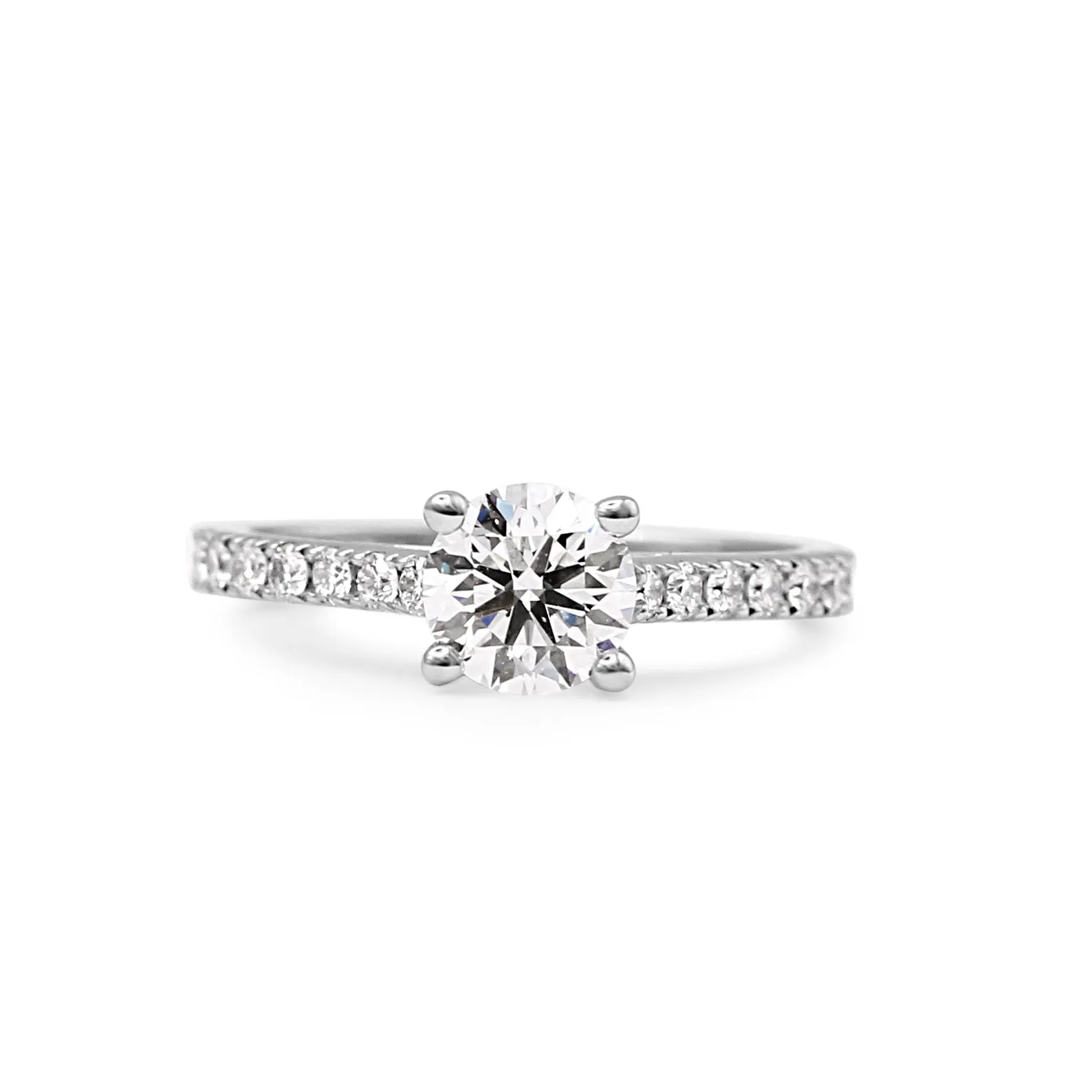 GIA Certificated 0.70ct Solitaire Brilliant Cut Diamond Ring