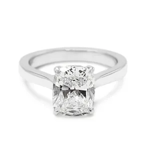 GIA Certificated Boodles Cushion Cut Diamond Ring