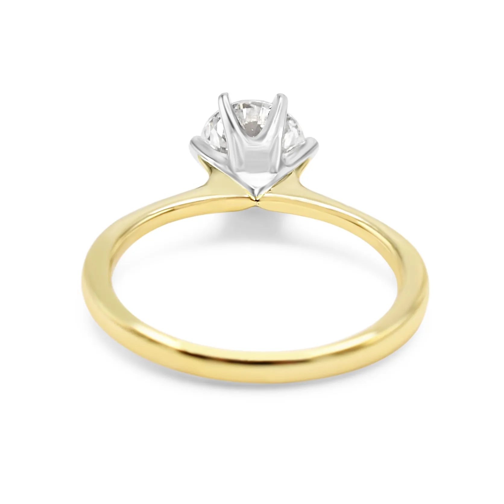GIA Certificated Brilliant Cut Solitaire Ring