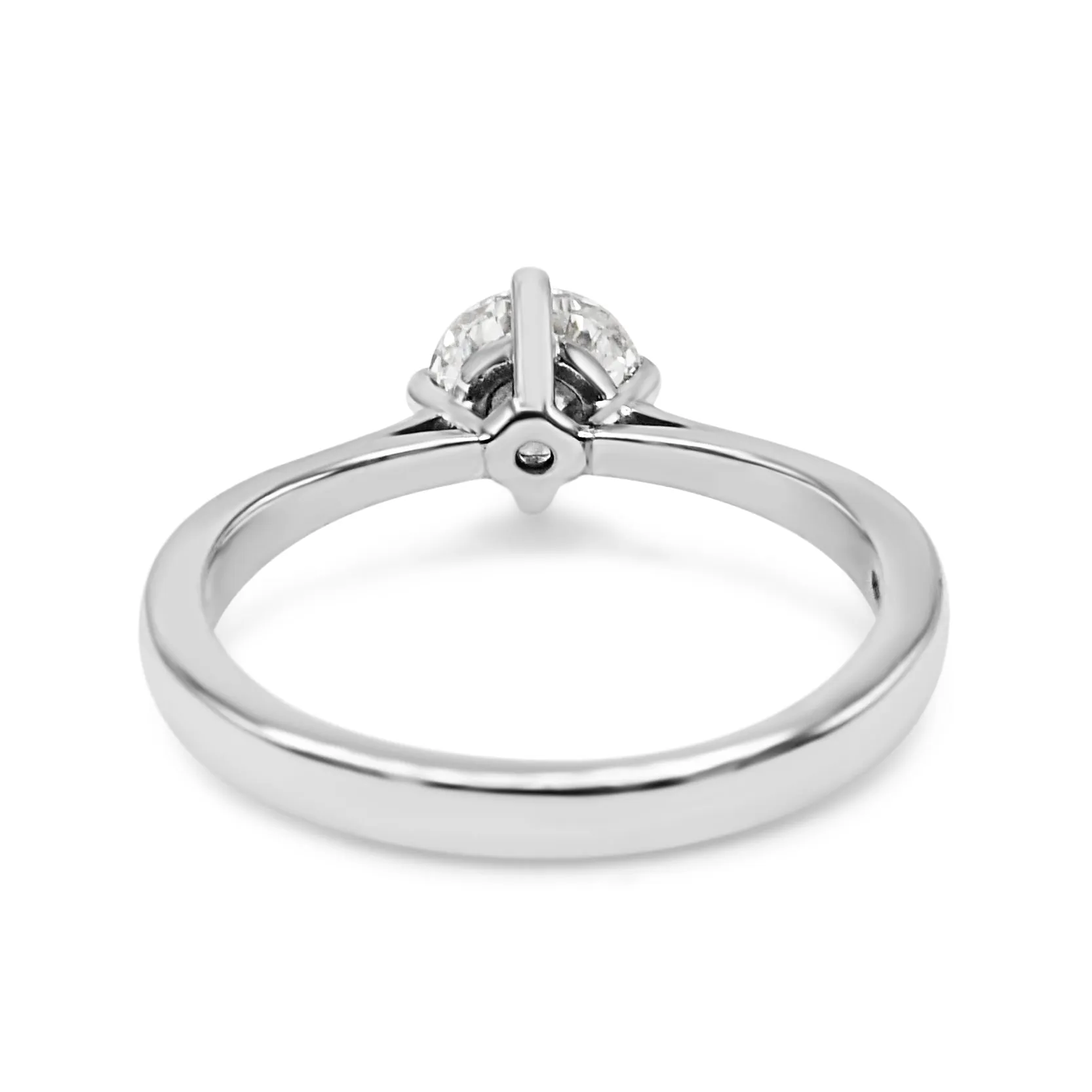 GIA Certificated Solitaire Brilliant Cut Diamond Ring- Platinum