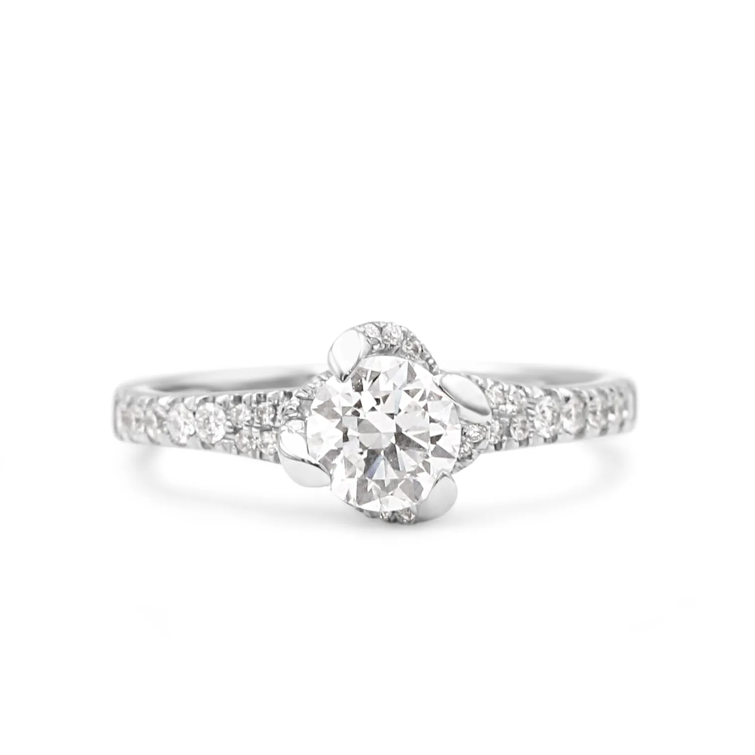 GIA Certificated Solitaire Diamond Ring 0.80cts D VS1 - Platinum