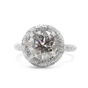 GIA Certificated Solitaire Diamond Ring