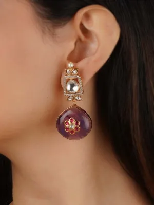 Gold Plated Contemporary Earrings - CC-EAR19