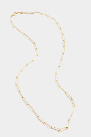 Handmade Chain - 18", Yellow Gold