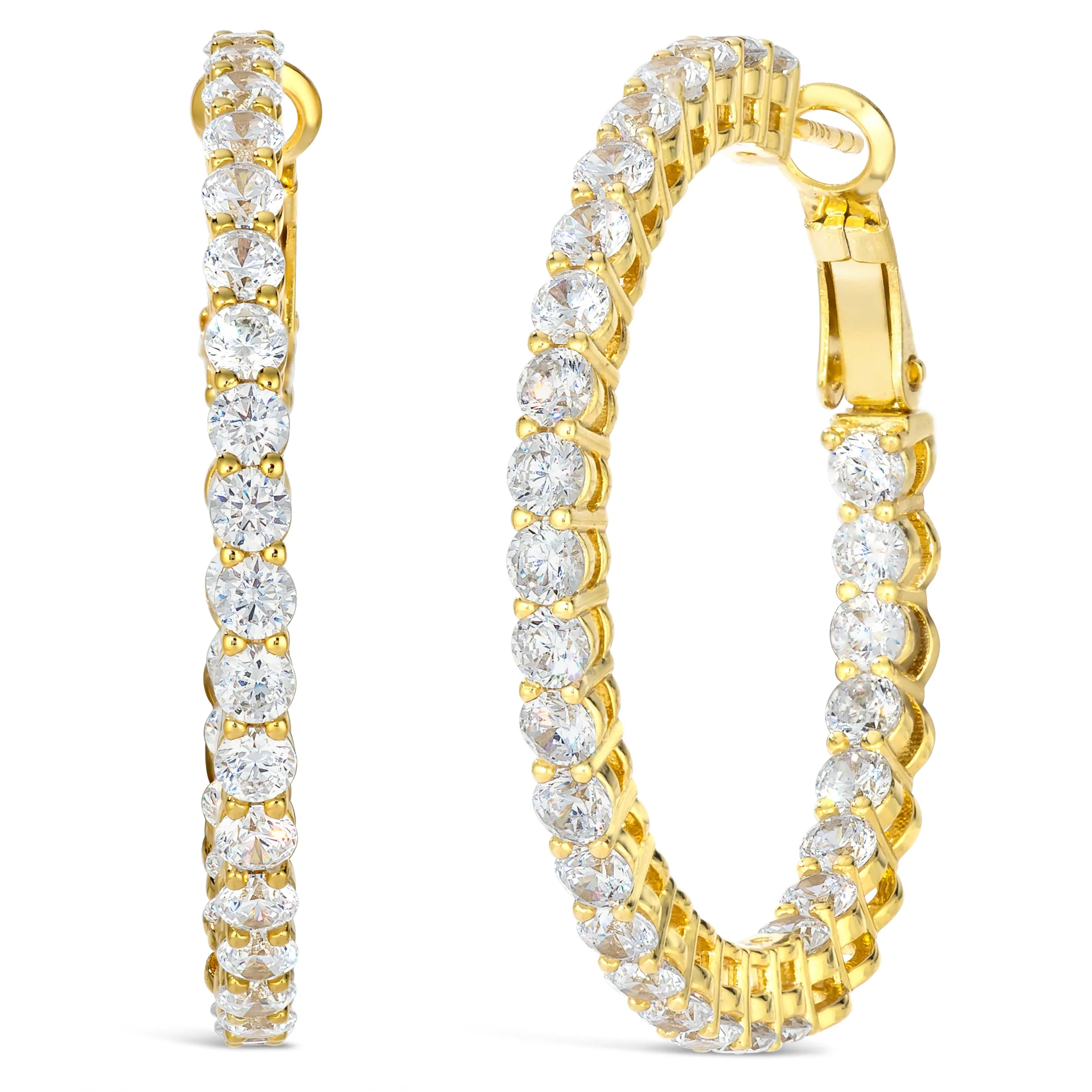 Happy Hour 6 Carat Hoops by Kathy Hilton