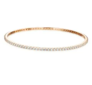 Hearts On Fire Eternity Channel Diamond Bangle