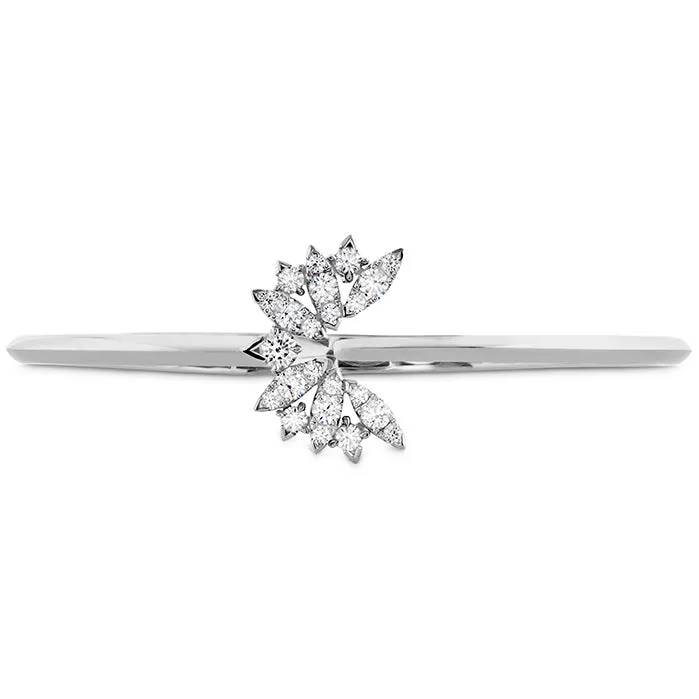 Hearts On Fire White Kites Bird Small Diamond Bangle