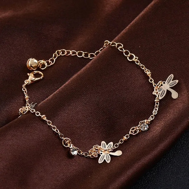 H:HYDE Fine Sexy Pendant Anklet For Woman Boho Geometric Ankle Bracelet Charm Bohemian Anklets Jewelry Summer Beach Party Gift