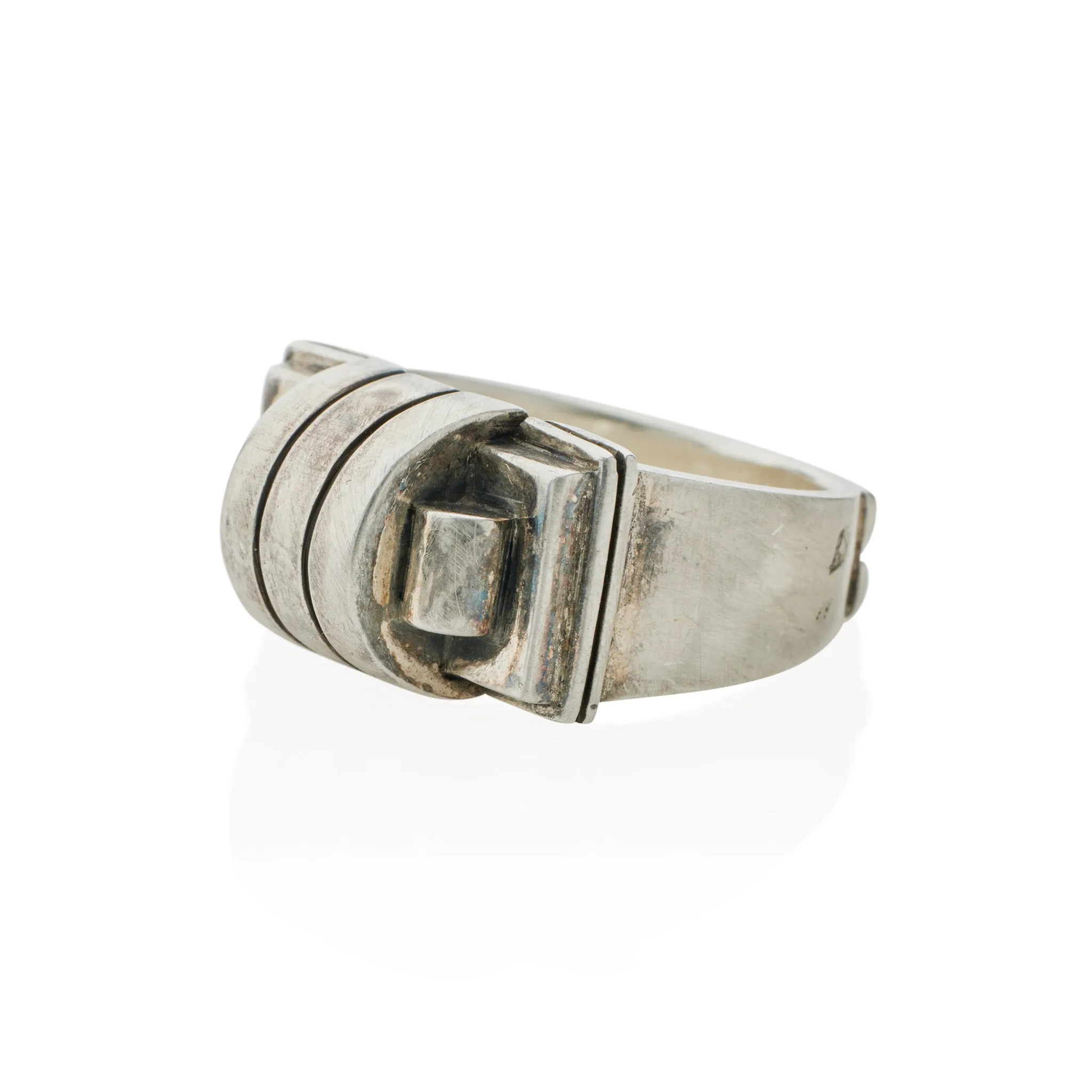 Jean Despr??s Modernist Silver Ring