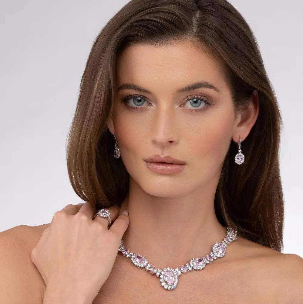 Kennedy Crystalline Earrings in White Diamond