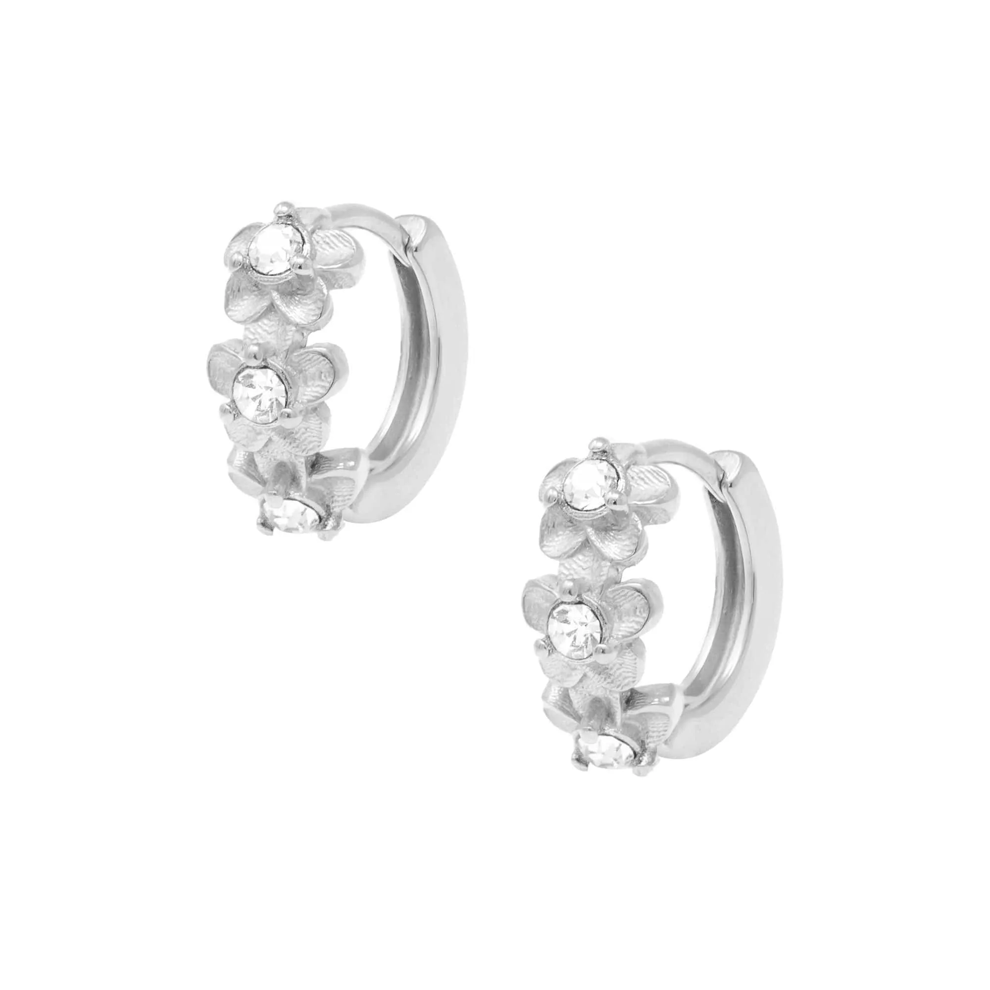 Lavender Hoop Earrings