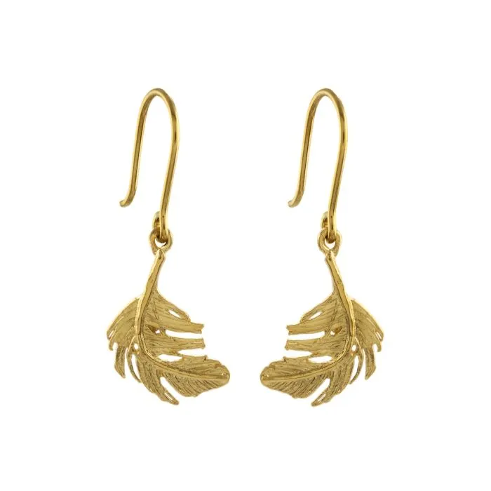 Little Feather Hook Earrings