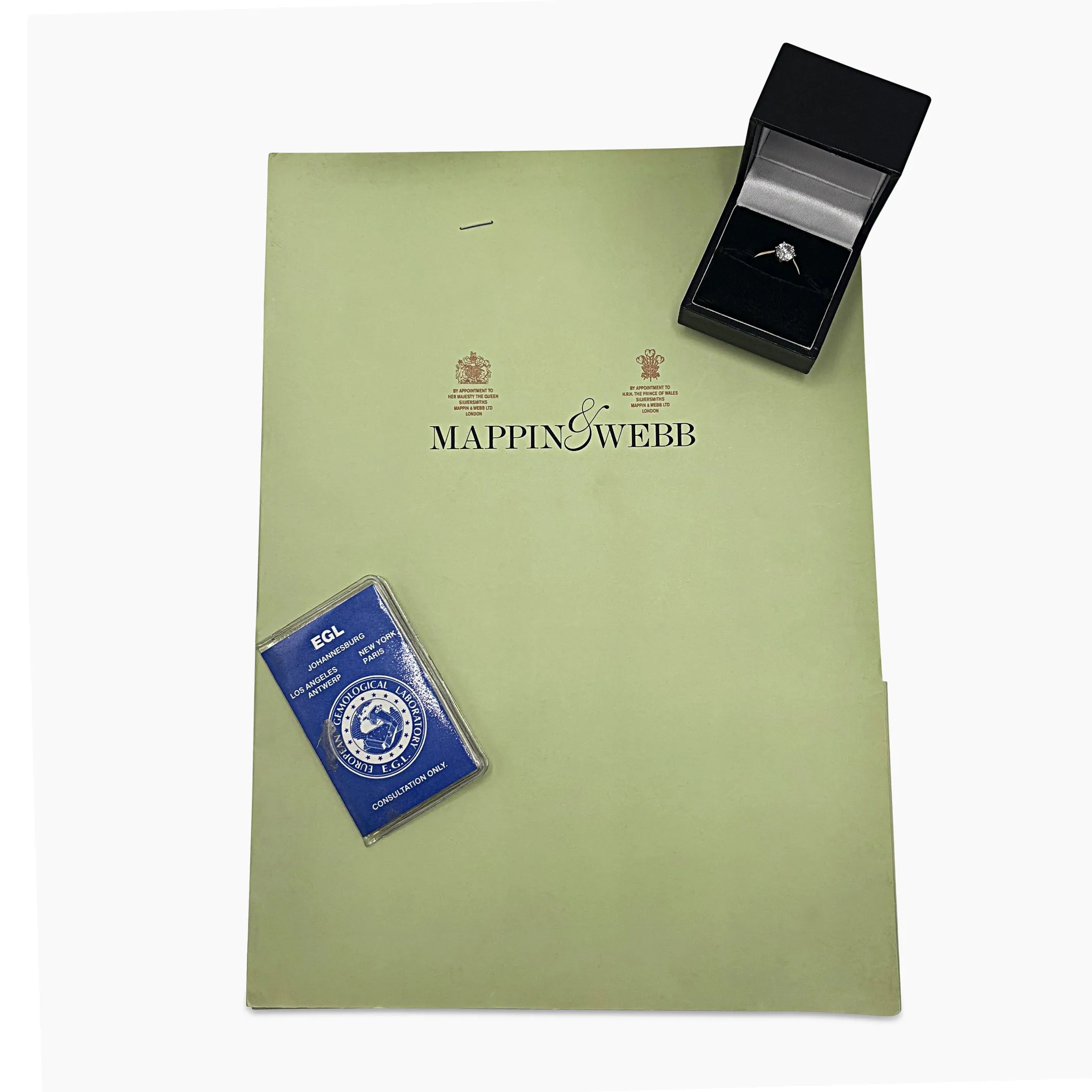 Mappin & Webb Solitaire Brilliant Cut Diamond Ring