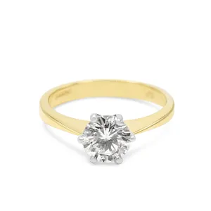 Mappin & Webb Solitaire Brilliant Cut Diamond Ring