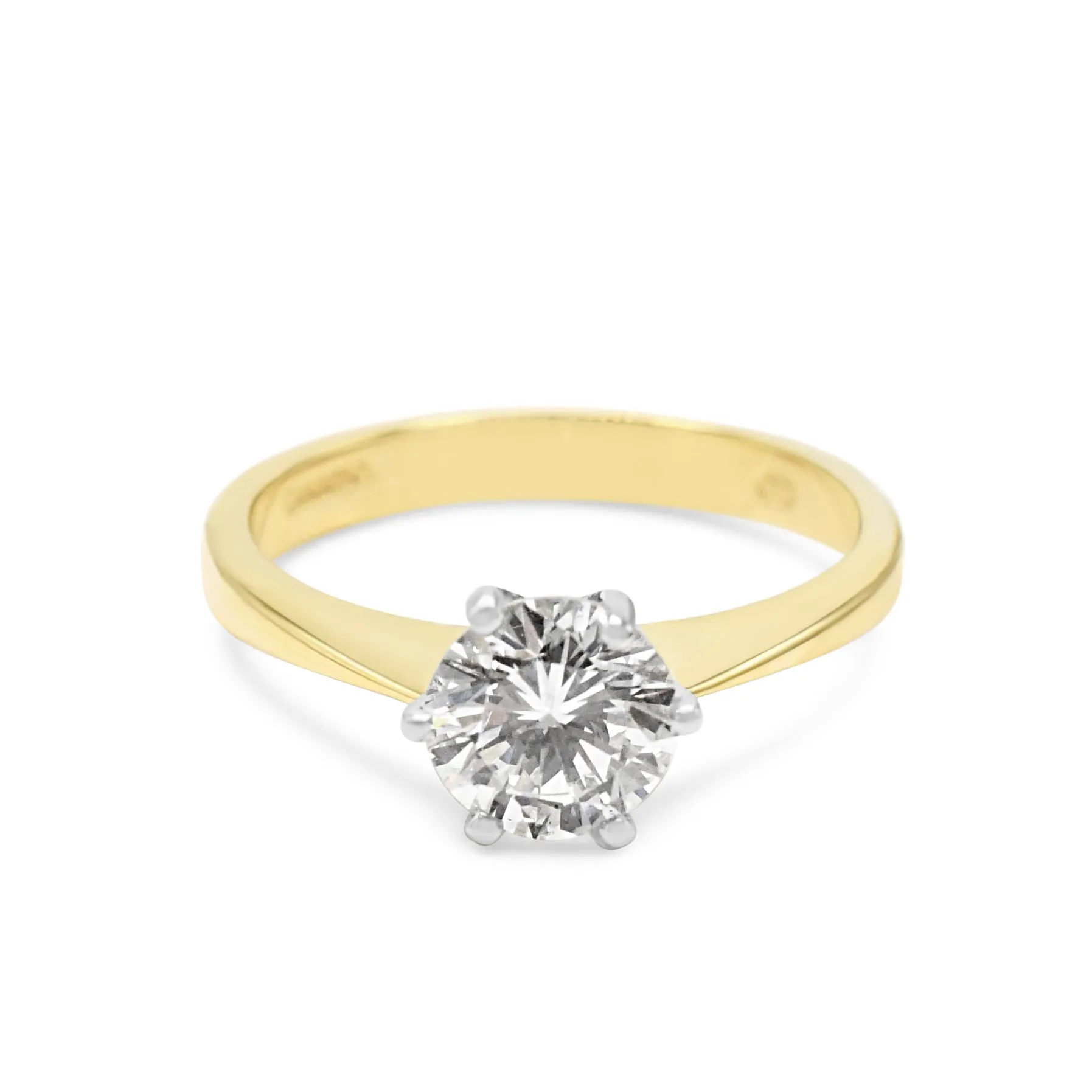 Mappin & Webb Solitaire Brilliant Cut Diamond Ring
