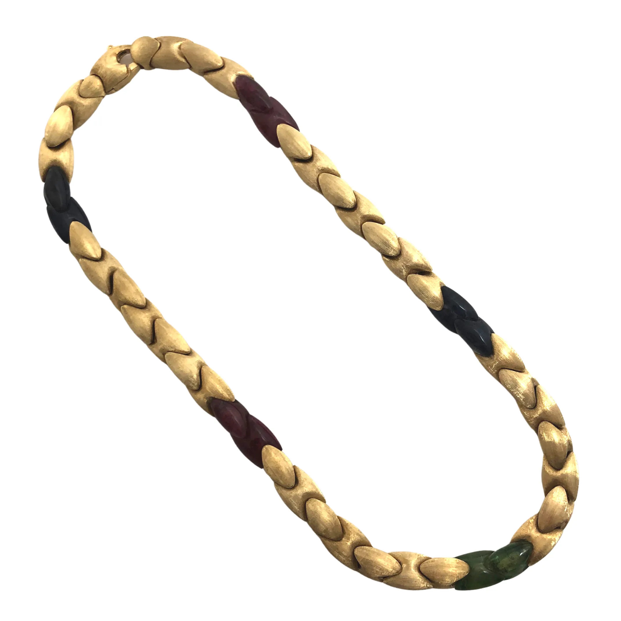 Marco Bicego 18K Yellow Gold and Tourmaline Necklace C.2000