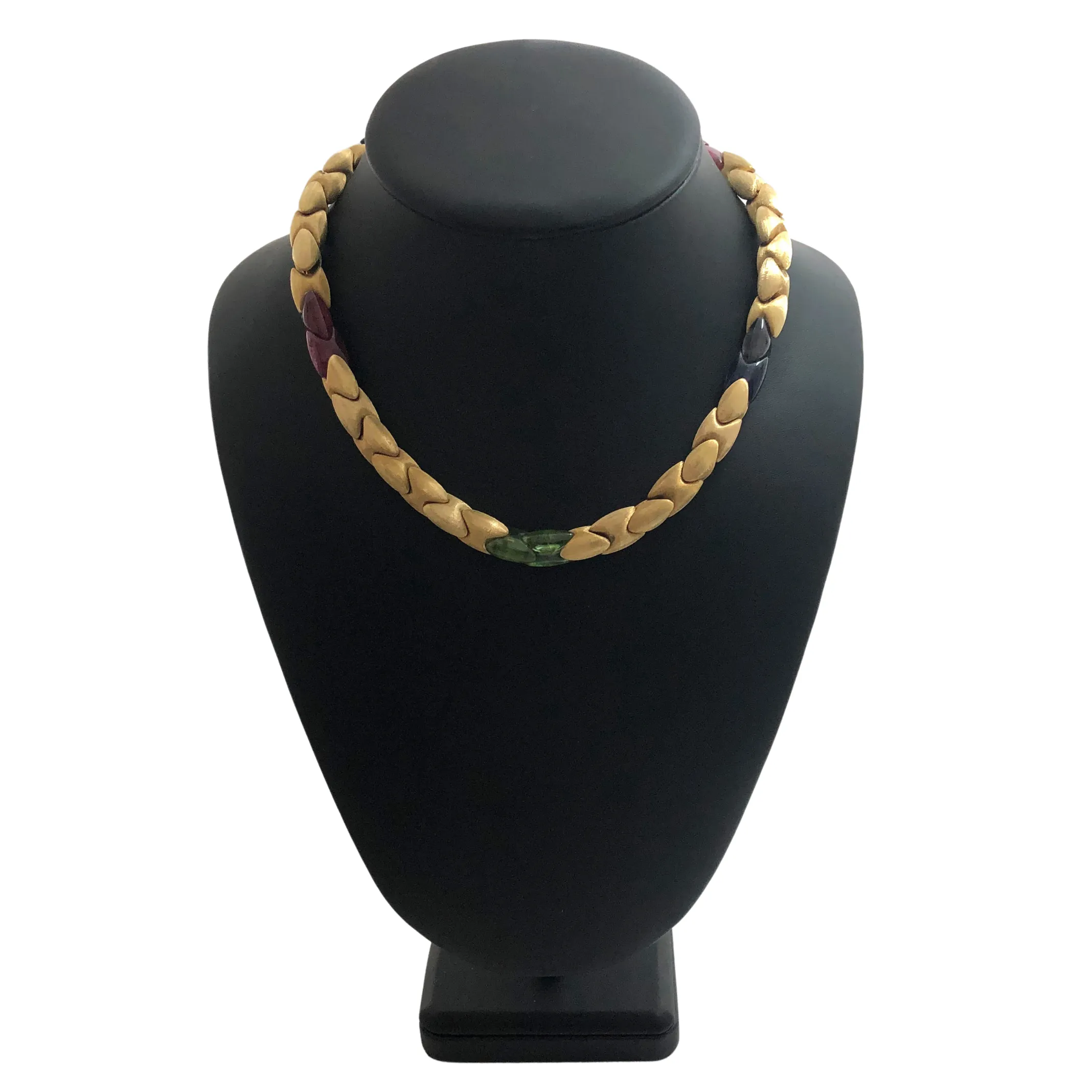 Marco Bicego 18K Yellow Gold and Tourmaline Necklace C.2000