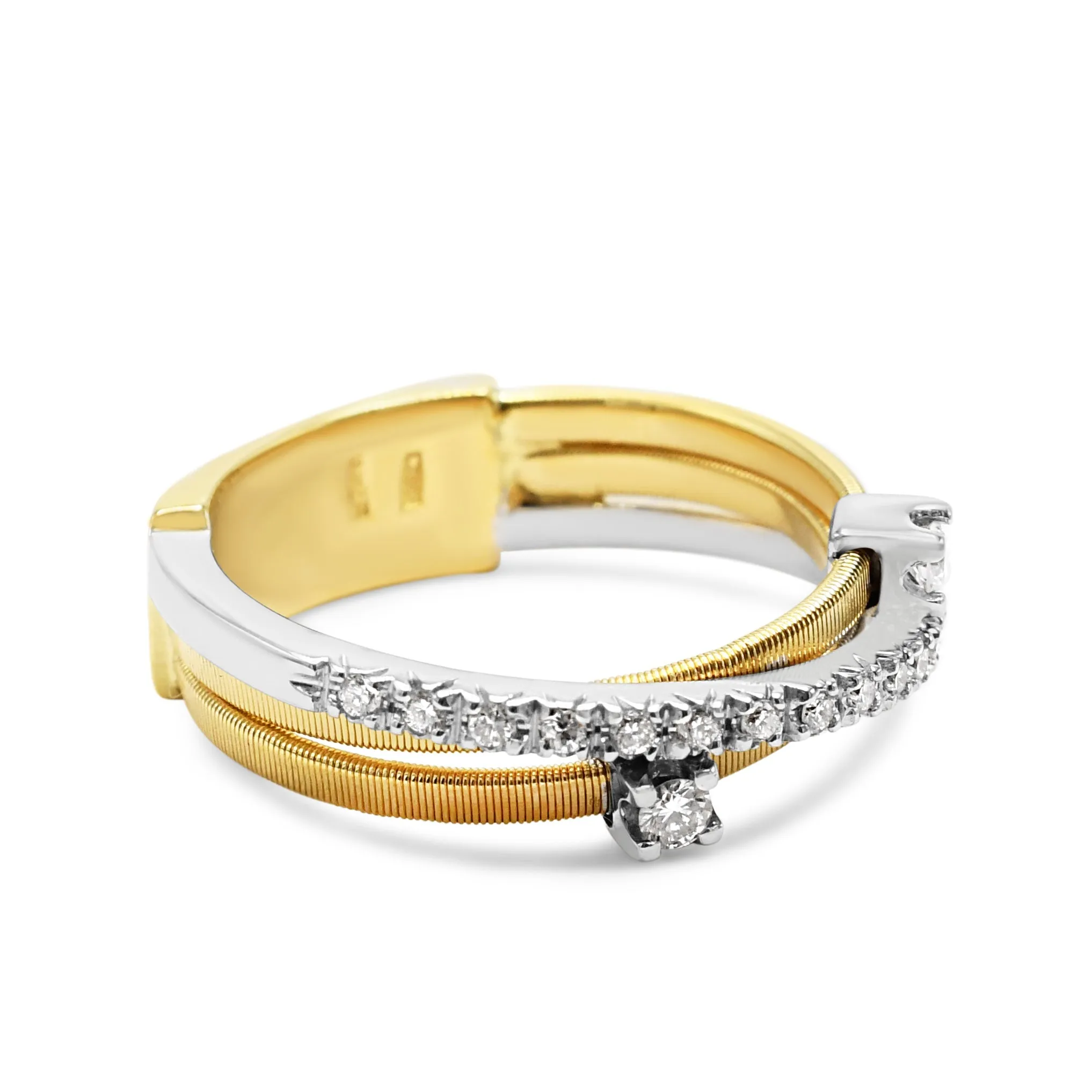 Marco Bicego Goa Diamond Crossover Ring