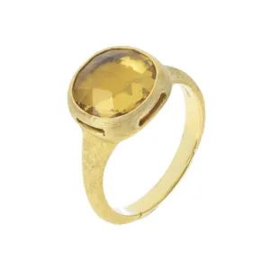 Marco Bicego Jaipur 18ct Yellow Gold Citrine Faceted Ring D