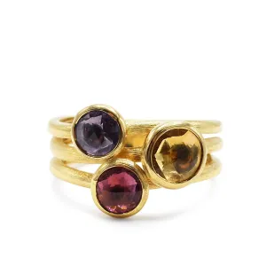 Marco Bicego 'Jaipur' Three Stone Band Ring