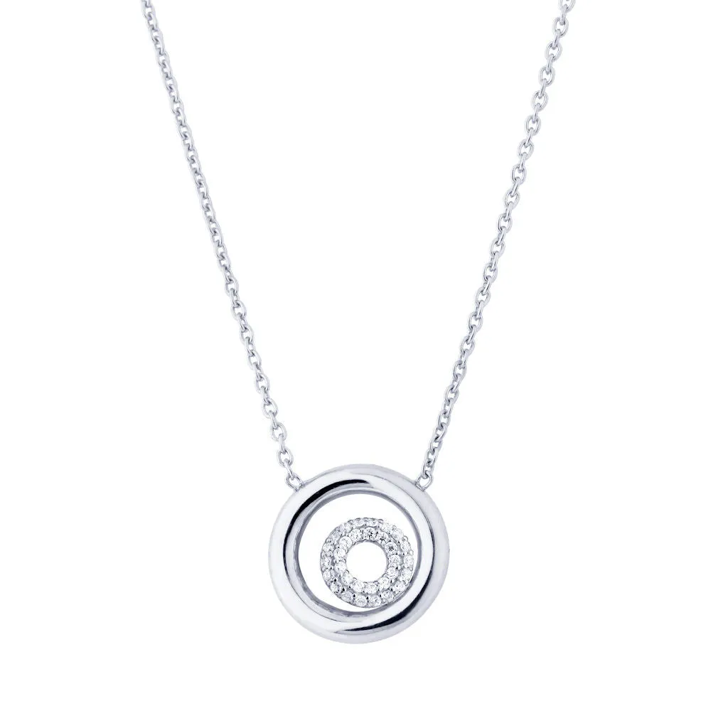 Matin 18K Whitegold Necklace w. 31 Diamonds