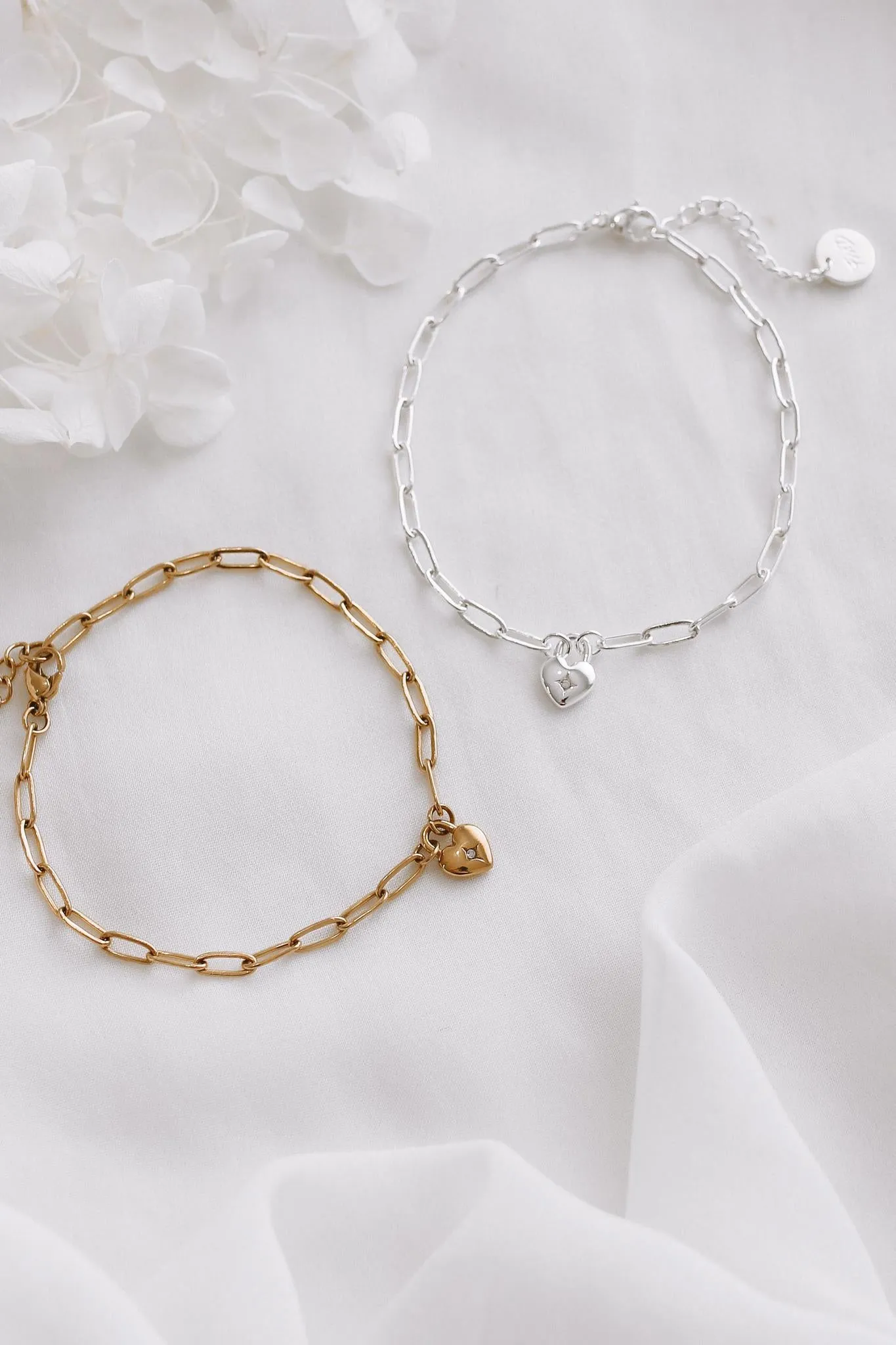 Mikella - Stainless Steel Padlock Bracelet