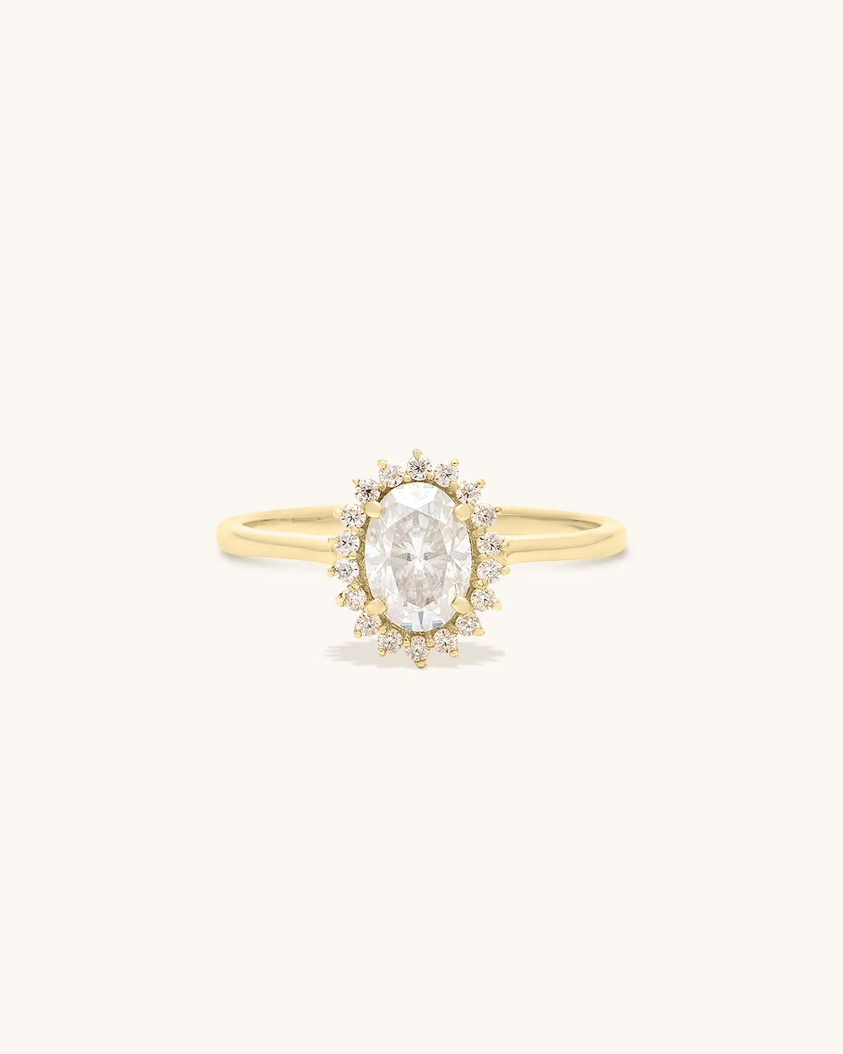 Mini Antiquity Moissanite Ring