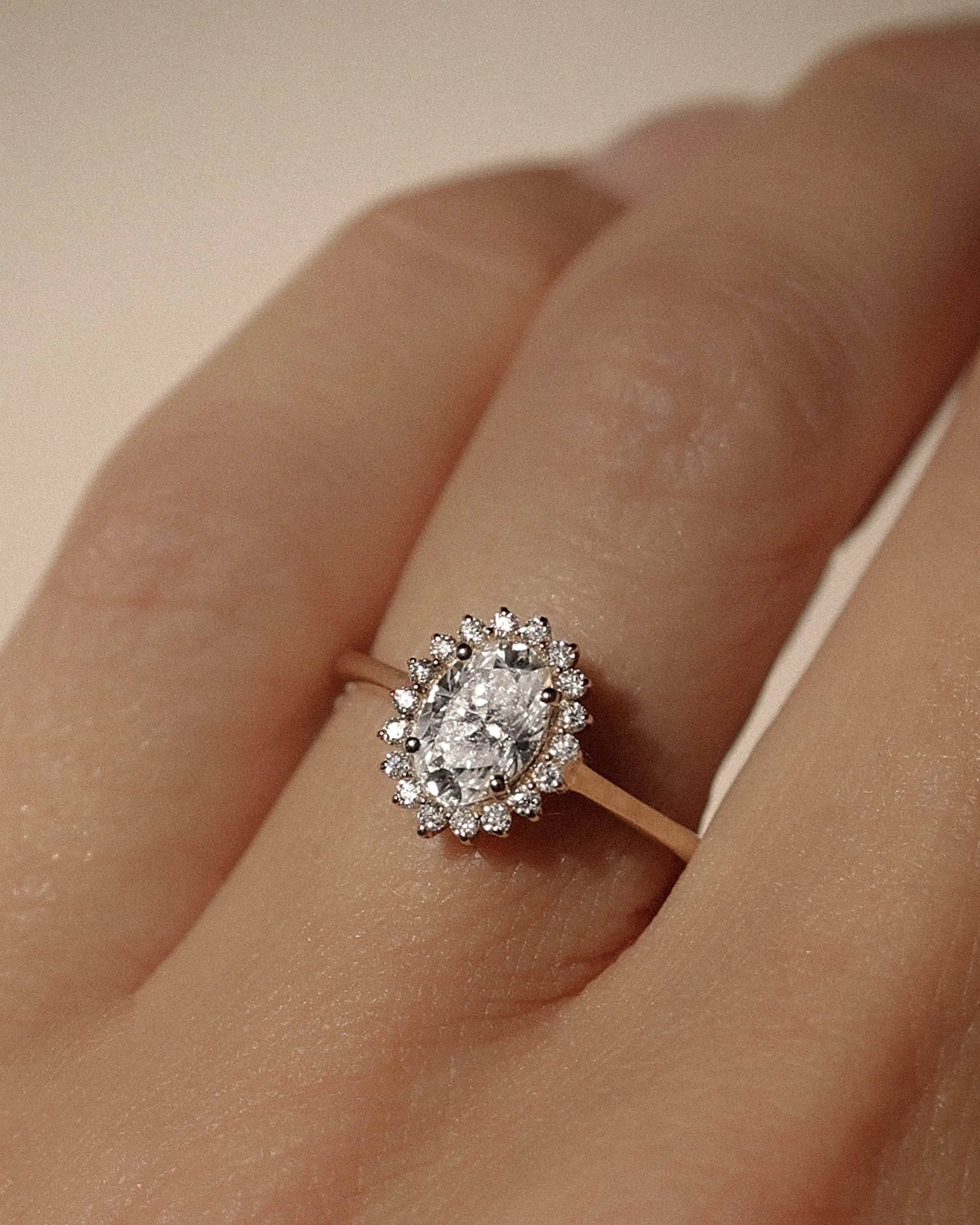 Mini Antiquity Moissanite Ring