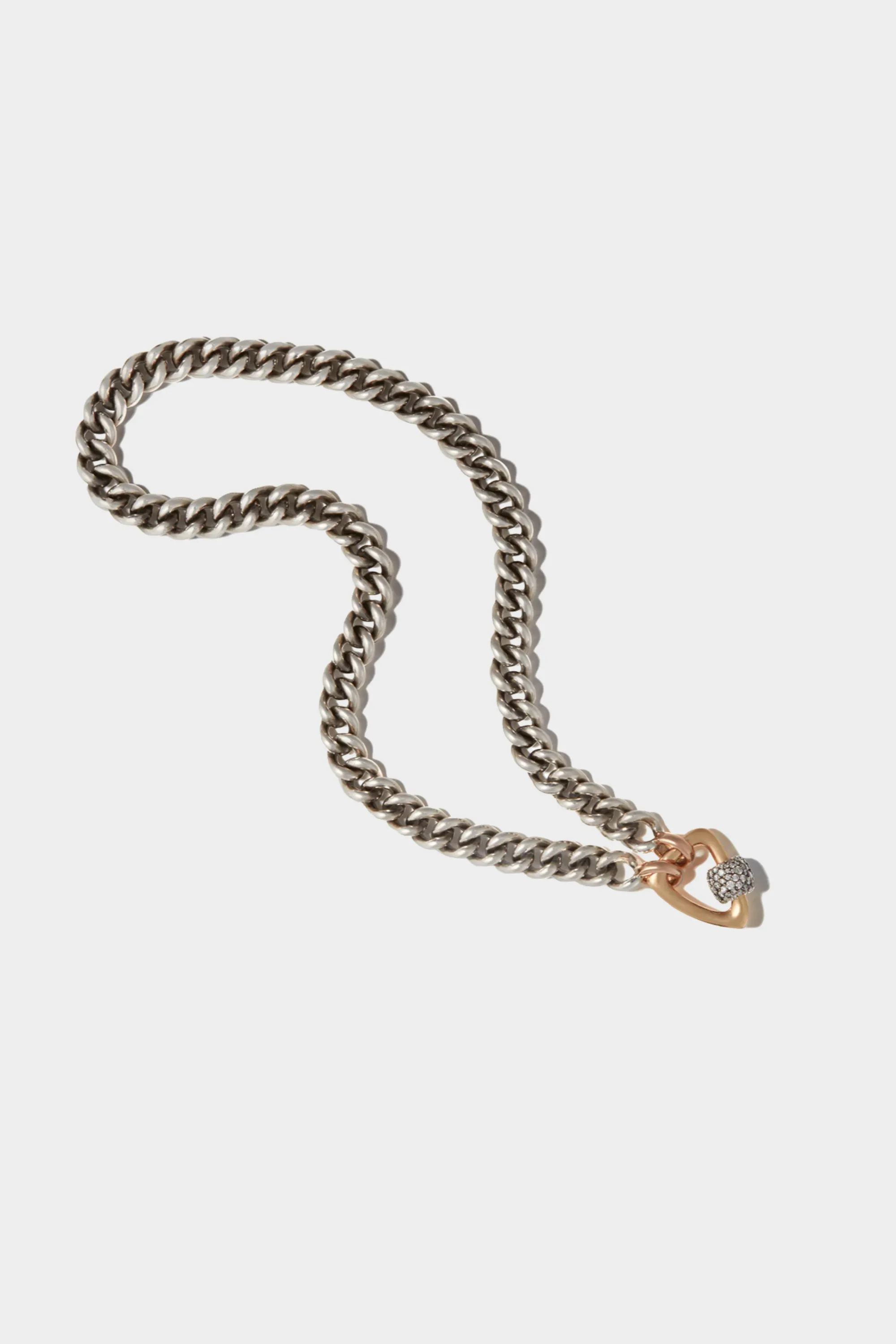 MiniMega Curb Chain - 16", Silver