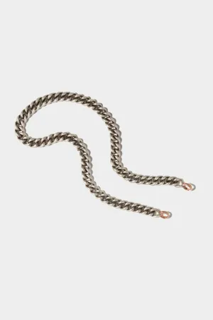 MiniMega Curb Chain - 16", Silver