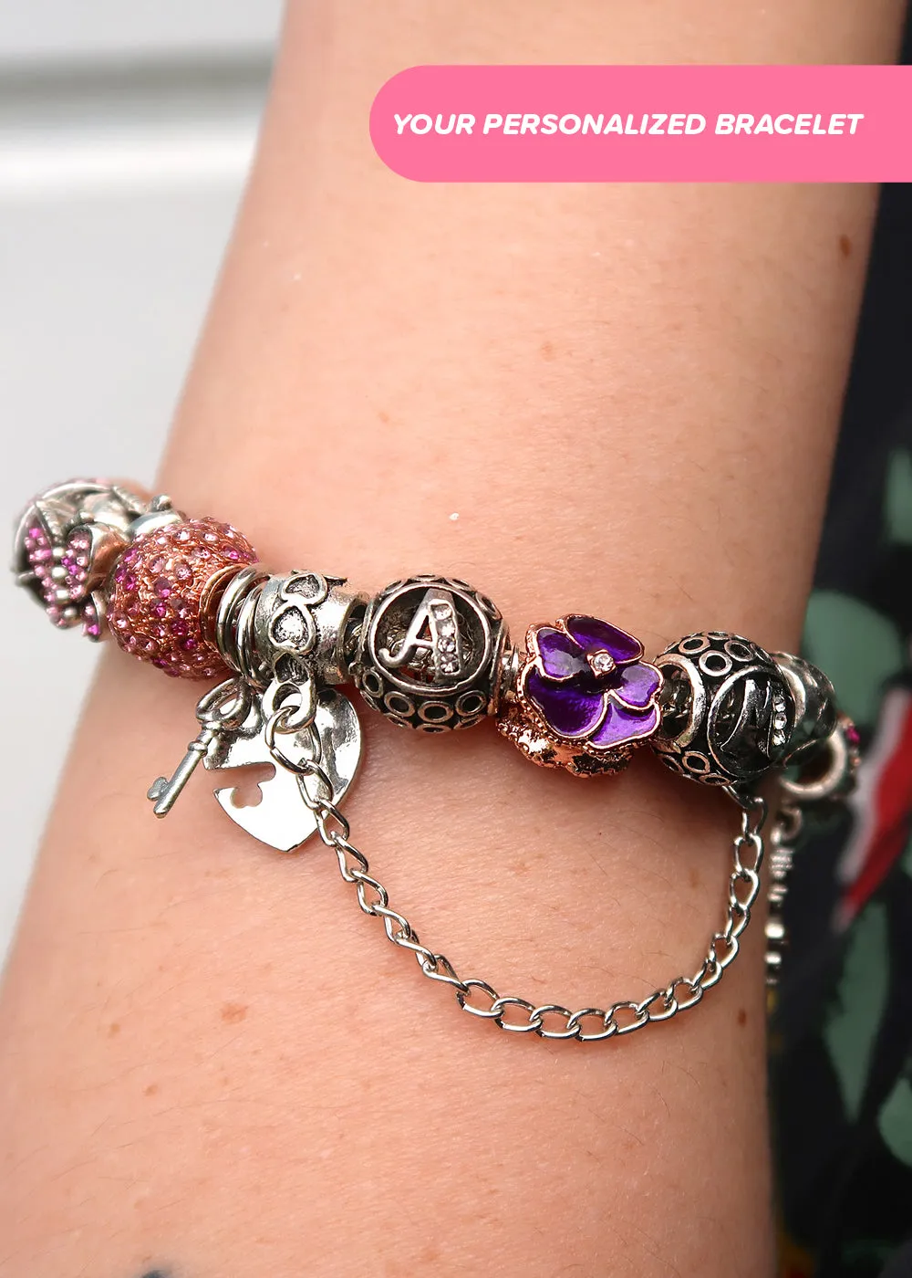 Miss A Bead Charm - Moon and Stars