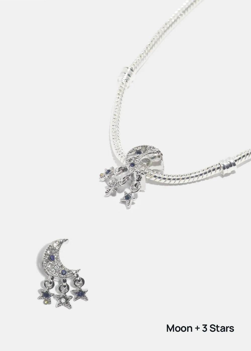 Miss A Bead Charm - Moon and Stars