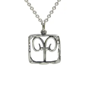 Modernist Signed 'Hans' Gehrig Aires Zodiac Necklace