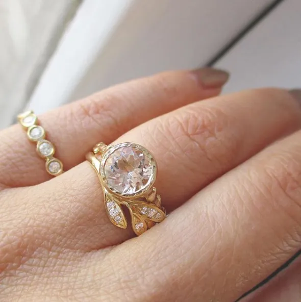 Morganite Bloom Ring