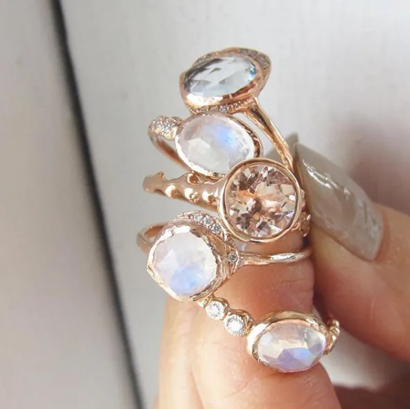 Morganite Bloom Ring