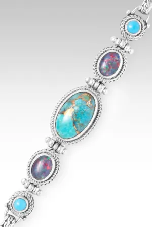 Need a Miracle Bracelet II? in Blue Mohave Kingman Turquoise, Australian Opal & Sleeping Beauty Turquoise