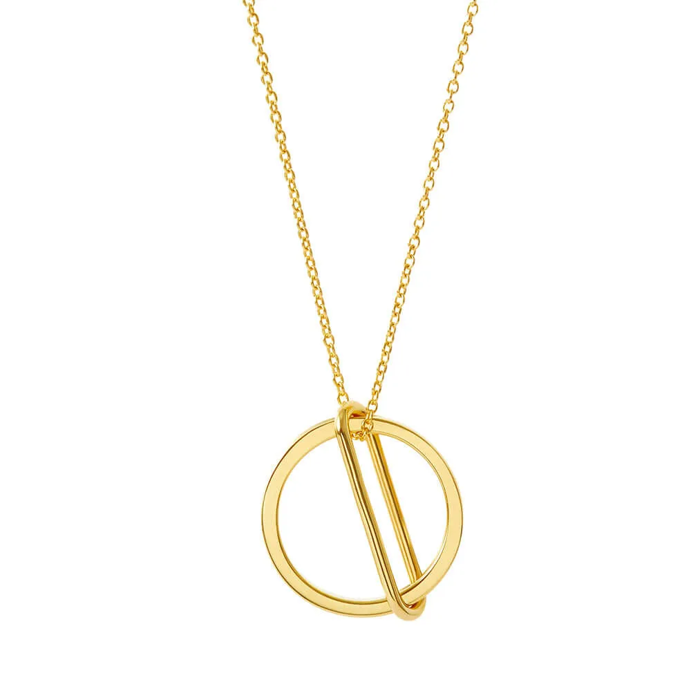 NEXUS Latch Gold Plated Necklace