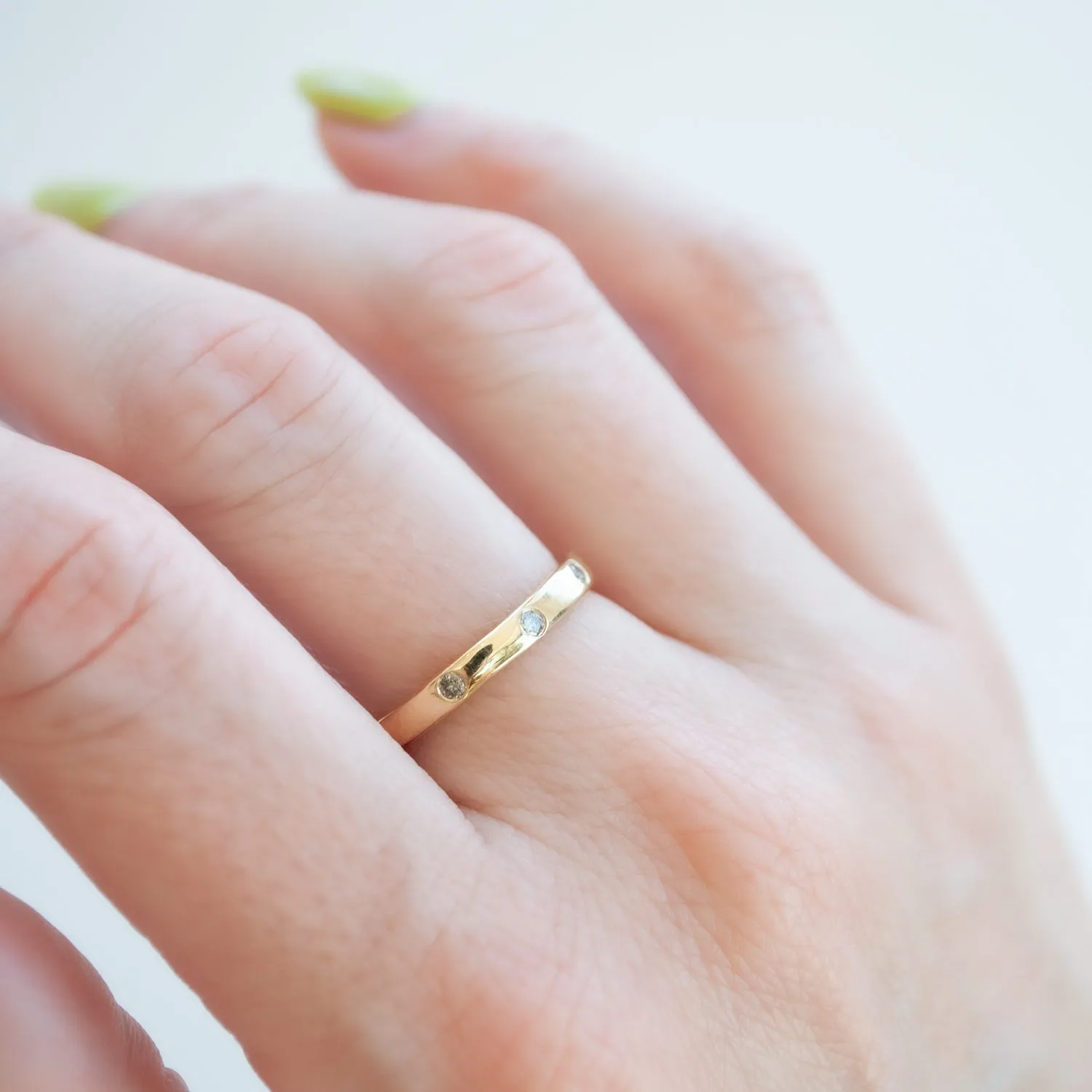 Nine Gray Diamond Band