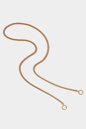 Not So Heavy Curb Chain - 18", Yellow Gold