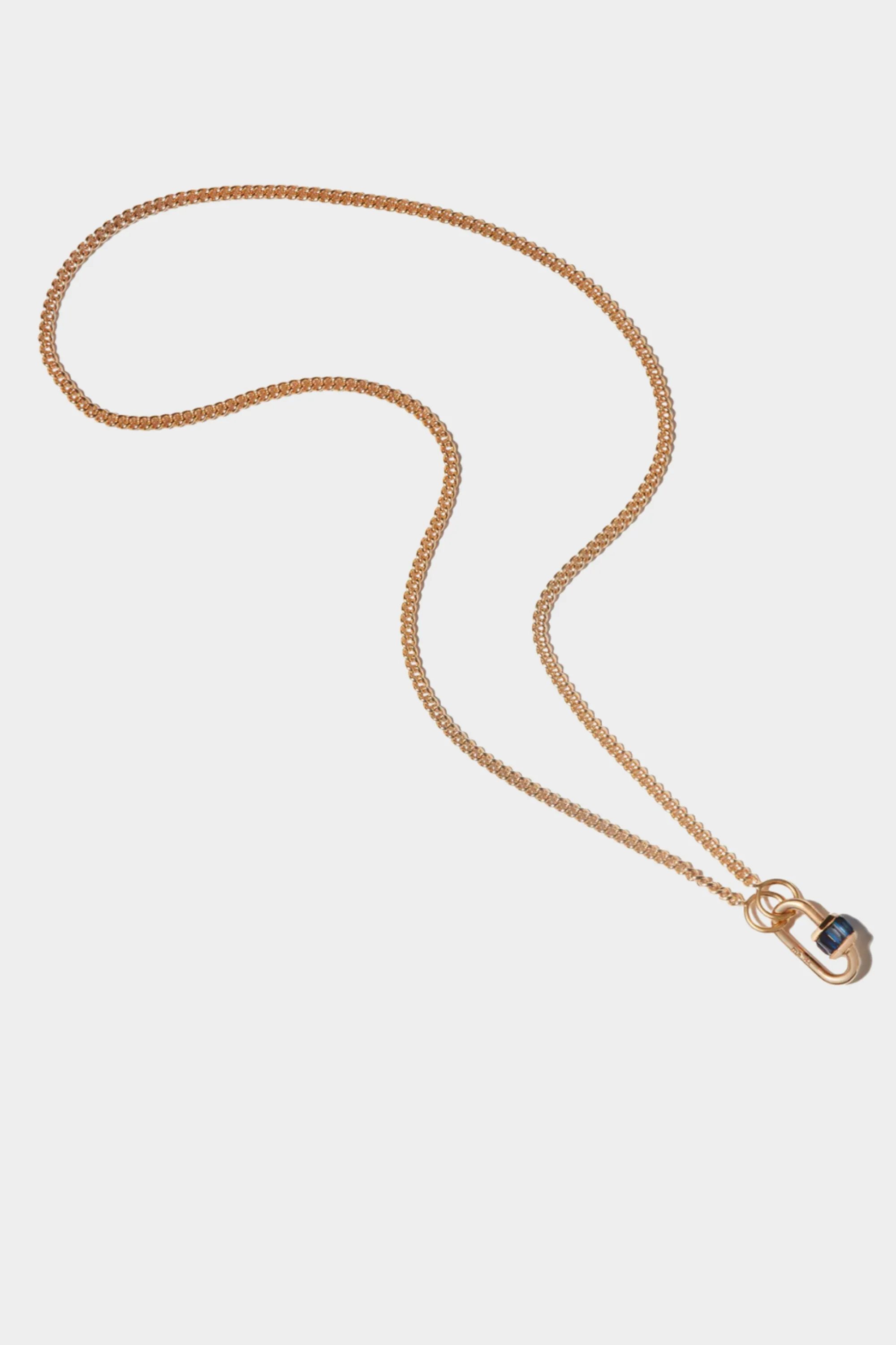 Not So Heavy Curb Chain - 18", Yellow Gold