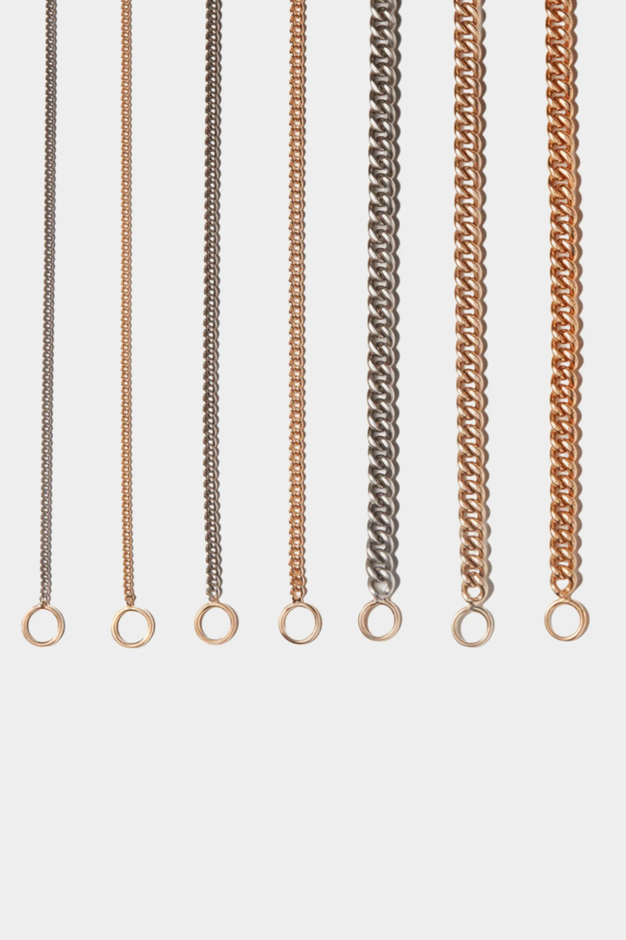 Not So Heavy Curb Chain - 18", Yellow Gold