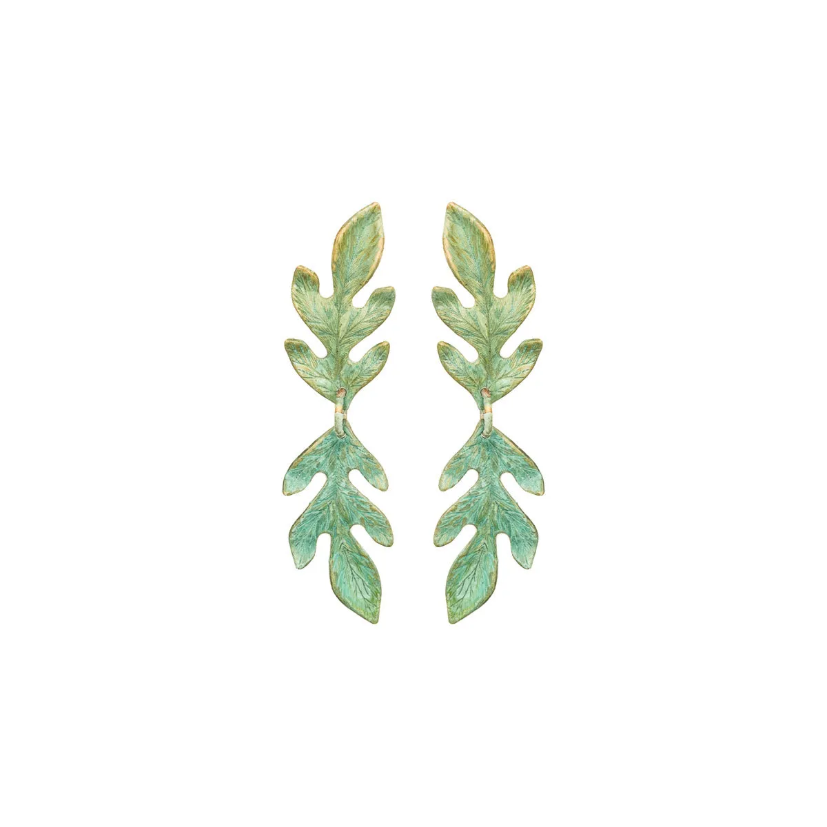 Oak Leaves Studs