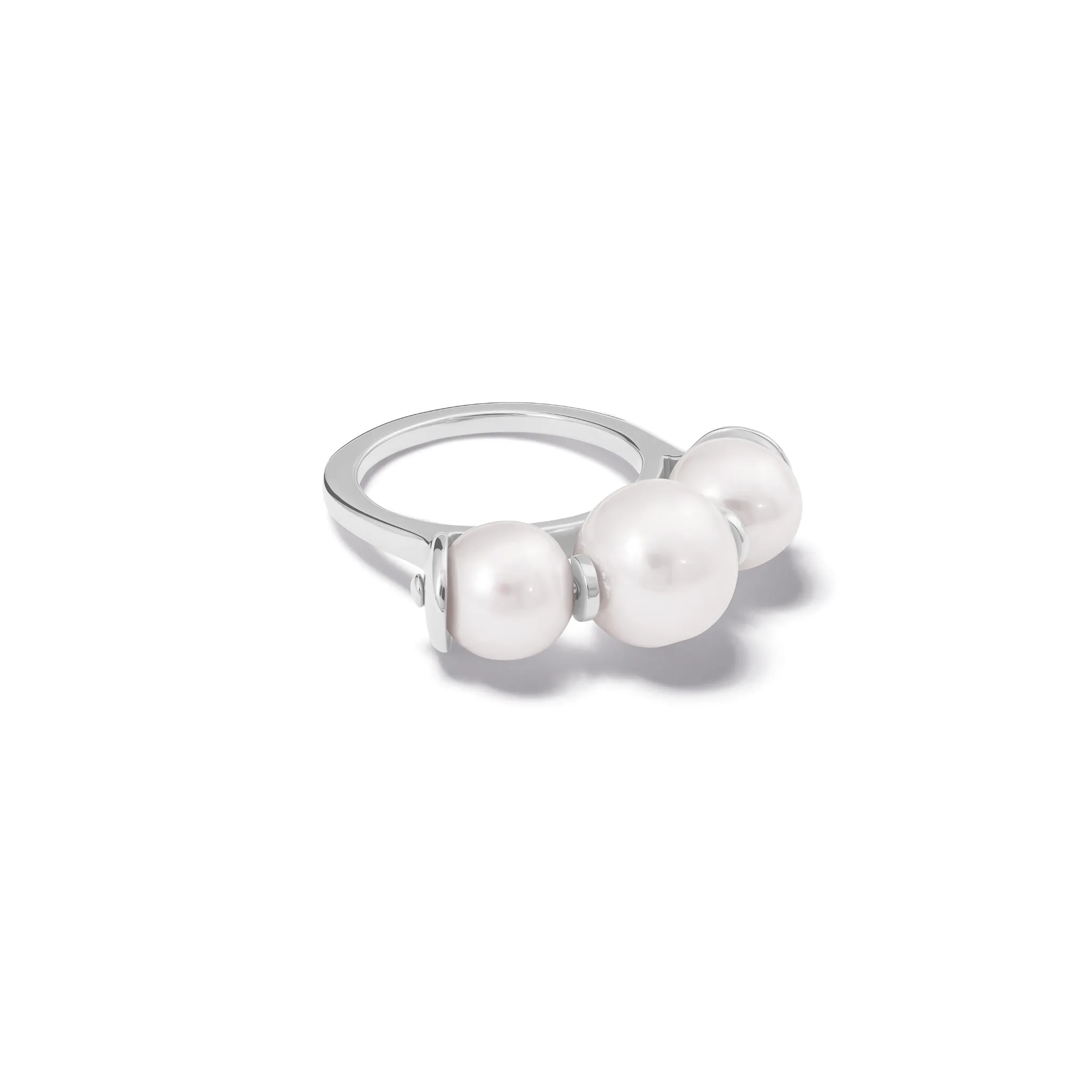 Persephone Ring Silver - Pearl