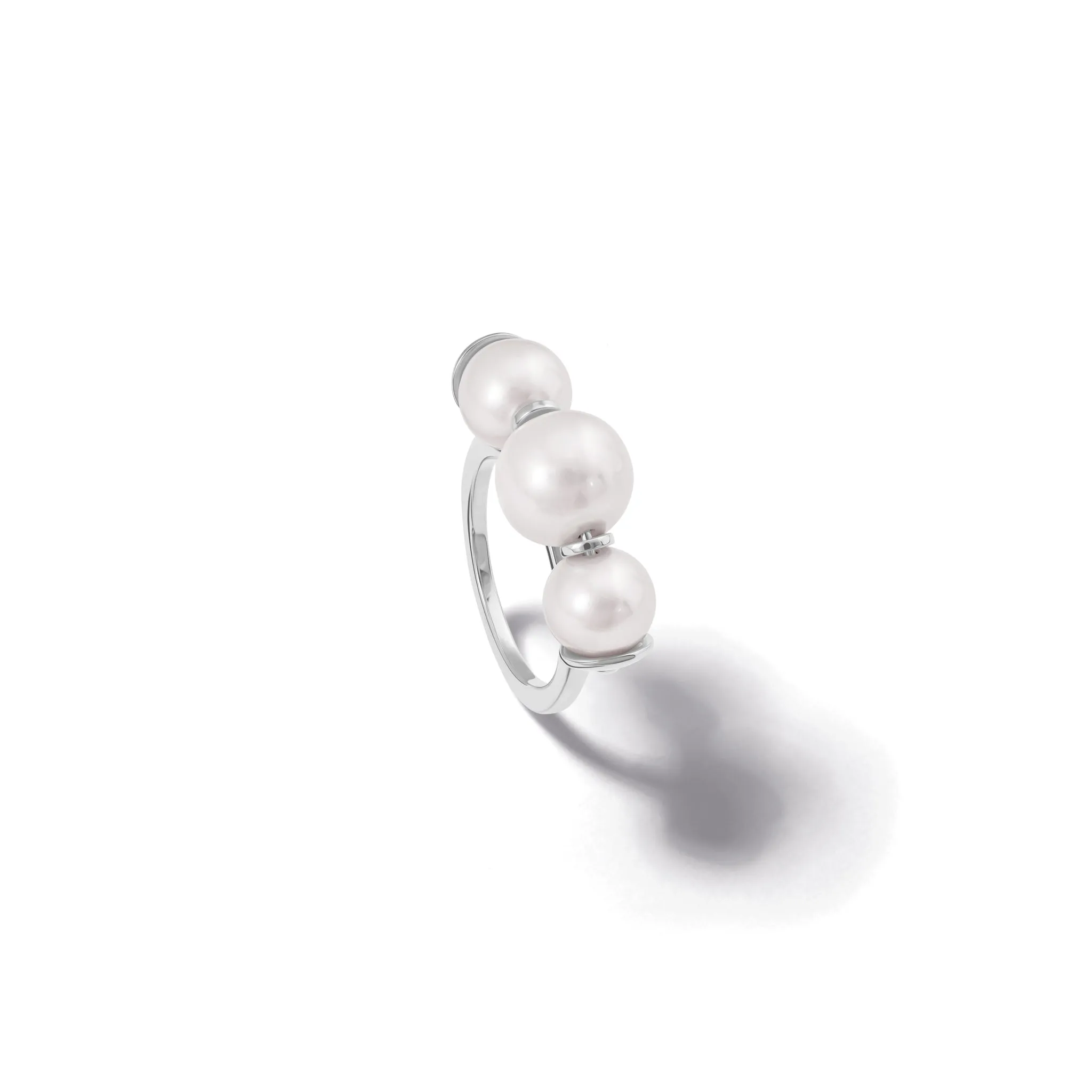 Persephone Ring Silver - Pearl