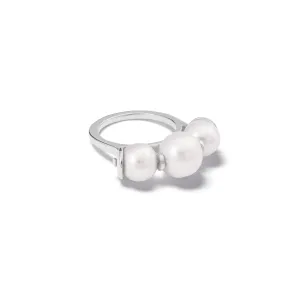 Persephone Ring Silver - Pearl