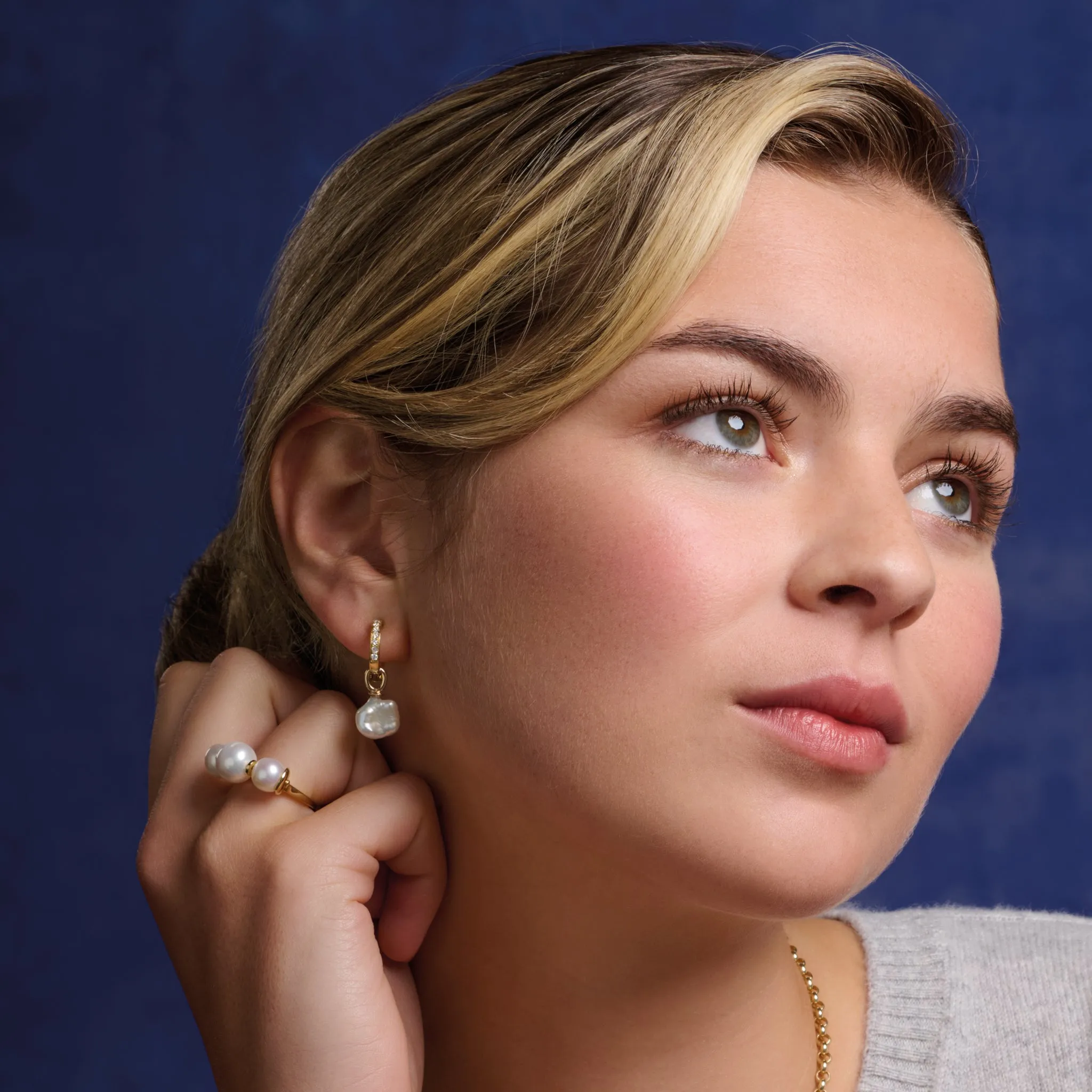 Persephone Ring Silver - Pearl