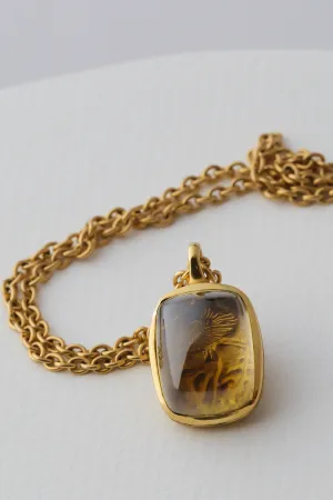 Phoebe Pendant, Citrine