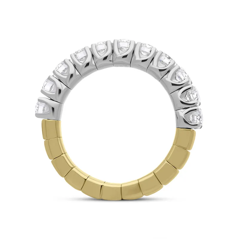 Picchiotti Xpandable 18ct White Yellow Gold 1.16ct Diamond Ring D