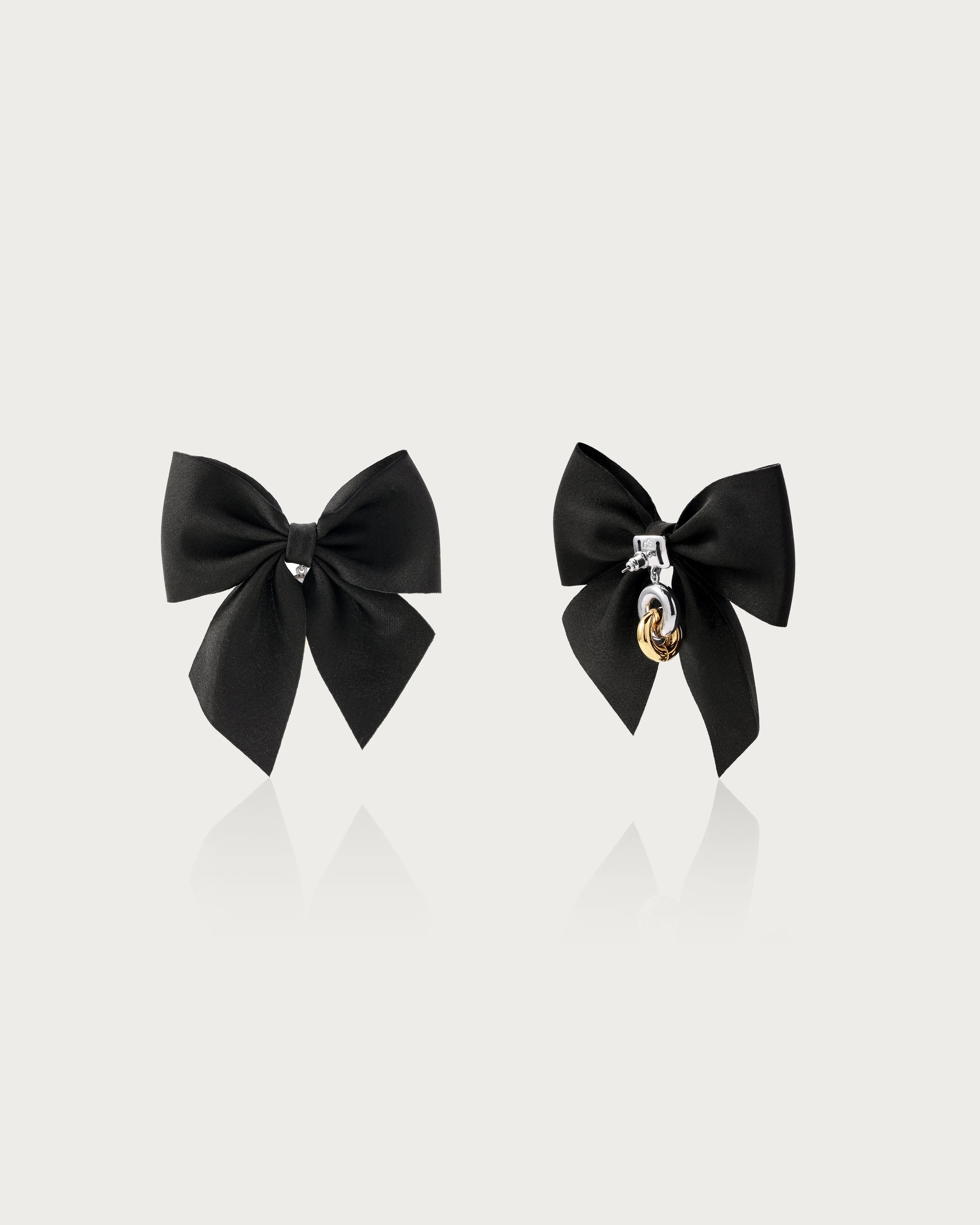 Polka Dot Bow Earrings